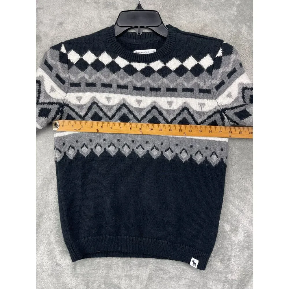 Abercrombie‎ Kids Cooler Pullover Size 13/14 Youth Top Black